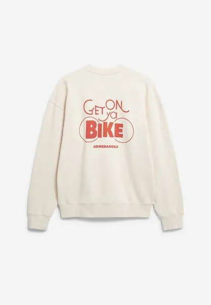 ARMEDANGELS ARMEDANGELS BIKE GMT DYE Herren Sweatshirt aus Bio-Baumwolle, Pure, – Produktbild 4 von 4
