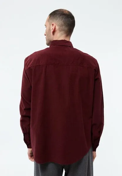 Givn Berlin Givn Berlin Langarm-Hemd GBFabio, Wine red cord, – Produktbild 3 von 4