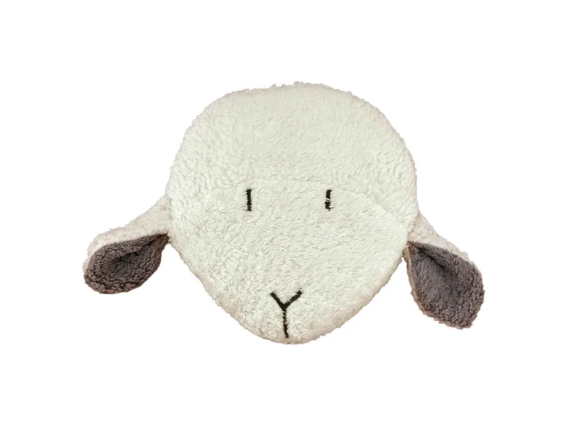 Efie Efie Kirschkern-Wärmekissen Schäfchen grau, kbA – Produktbild 1 von 2
