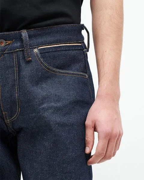 Kuyichi Kuyichi Jim Regular Slim Tapered - orange selvedge-, Orange, – Produktbild 3 von 4
