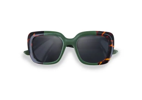 Moken Moken Sonnenbrille Iris, Braun oliv - grau, – Produktbild 2 von 2