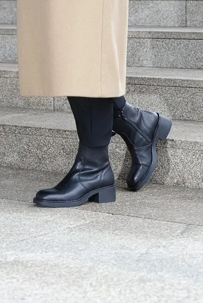 Ten Points Ten Points Zipper-Boots mit Lederfutter, Ingrid, Schwarz, – Produktbild 4 von 4