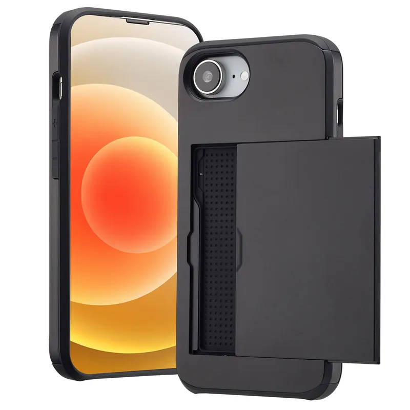 imoshion imoshion Backcover mit Kartenfach für das Apple iPhone 17e / 16e, Schwarz, – Produktbild 1 von 1