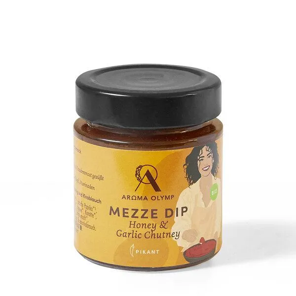 Aroma Olymp Aroma Olymp Bio Mezze Dip - Honey & Garlic Chutney – Produktbild 1 von 3