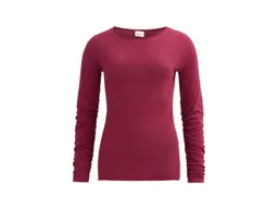 People Wear Organic People Wear Organic Langarm-Shirt Bio-Baumwolle (kbA) rubinrot L – Produktbild 1 von 1