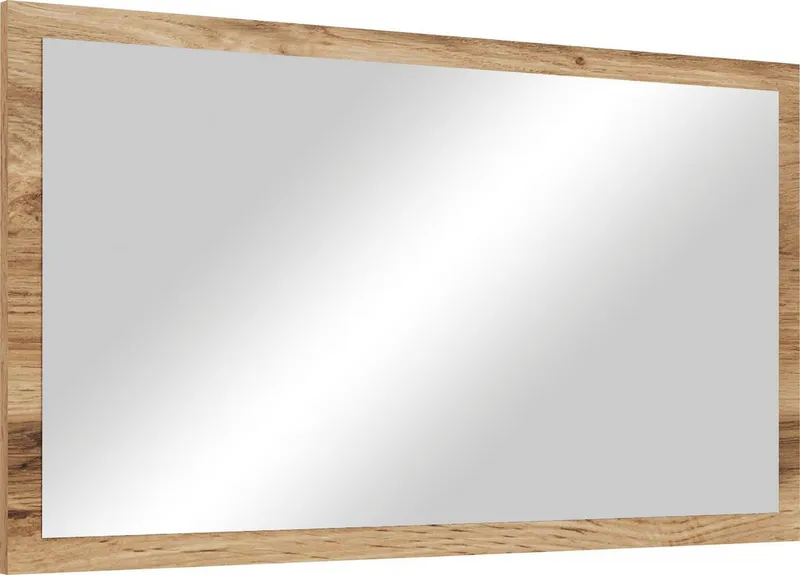 OTTO home Garderobenspiegel TOKYO/ PARIS (Packung, 1-St), Garderobenspiegel Breite 40- 70cm, hochkant oder quer montierbar, Braun, – Produktbild 2 von 5