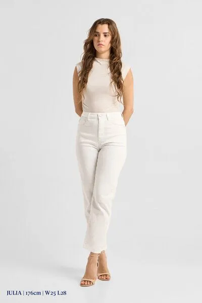 DAWN Damen Jeans STARDUST High Waist O-Shape DAWN Bio-Baumwolle, Blue, – Produktbild 6 von 6