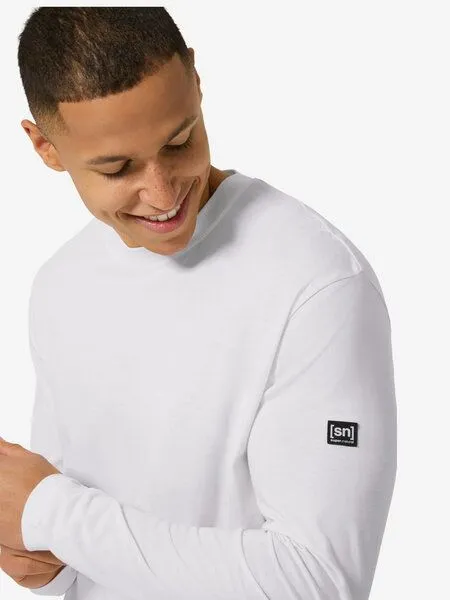 Super.Natural Super.Natural M Casual Bio Cotton LS für Herren, Merino, Bright white, – Produktbild 2 von 4
