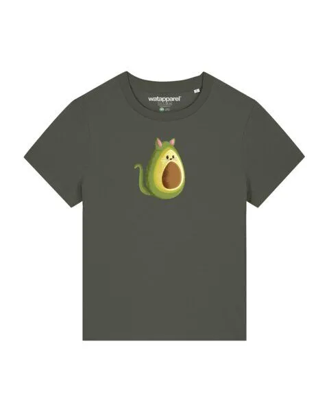 watapparel watapparel T-Shirt Frauen Avocato, Khaki, – Produktbild 1 von 3