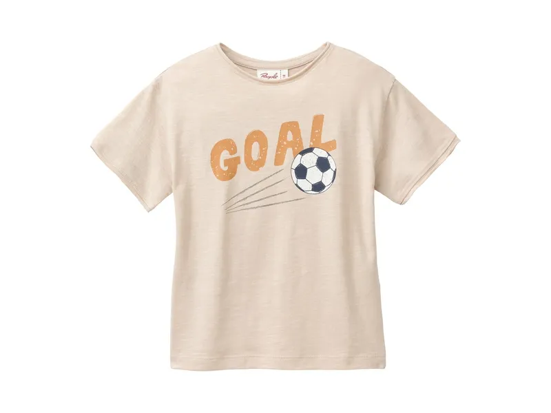 People Wear Organic People Wear Organic Kurzarm-Shirt sand Gr. 98/104, Natur, – Produktbild 1 von 3