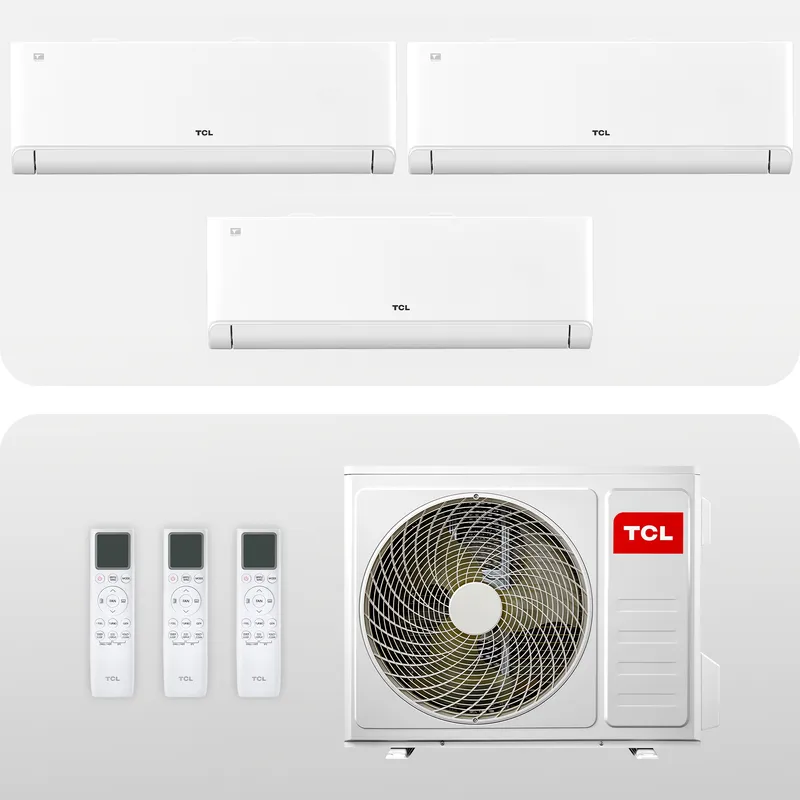 TCL TCL BreezeIN 27K Multisplit Klimaanlage Wandgerät 3 x 9000 BTU + Wifi Set – Produktbild 1 von 2