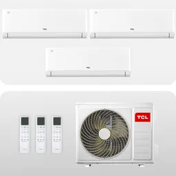TCL TCL BreezeIN 27K Multisplit Klimaanlage Wandgerät 3 x 9000 BTU + Wifi Set – Produktbild 1 von 1
