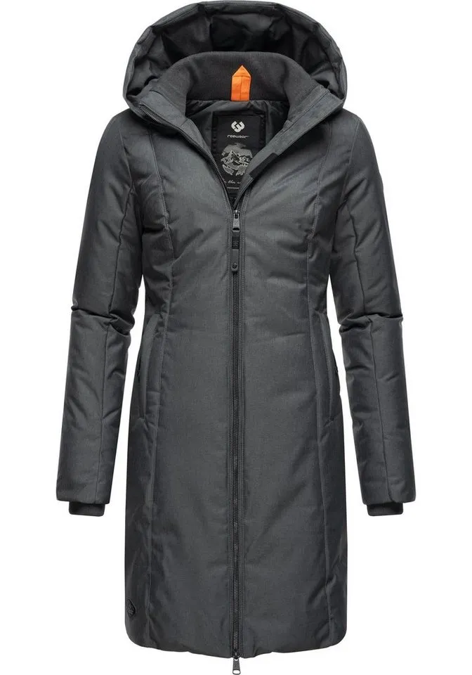 ragwear ragwear Wintermantel Amarri Wasserdichter Winterparka mit großer Kapuze, Schwarz, – Produktbild 2 von 4