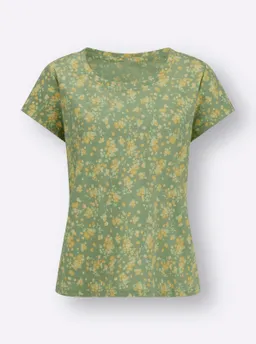 Witt Rundhalsshirt eucalyptus-zitrone-bedruckt – Produktbild 1 von 1