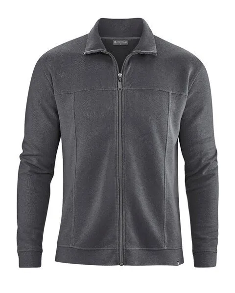 HempAge Hempage Sportliche Jacke Hanf Bio Baumwolle, Anthrazit, – Produktbild 1 von 1