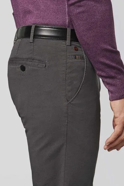Meyer MEYER Soft Cotton Chino, Grau (anthrazit), – Produktbild 5 von 5