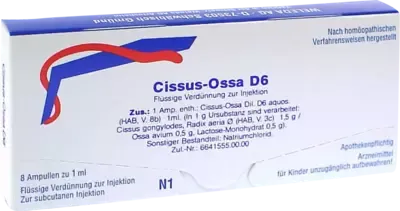 Weleda Cissus-ossa D6 Ampullen – Produktbild 2 von 2