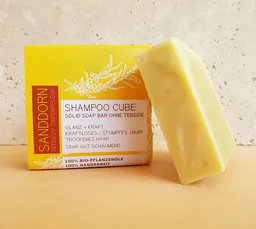 Küstenseifen Manufaktur Küstenseifen Manufaktur Shampoo Cube - festes Bio-Shampoo Sanddorn für trockenes & stumpfes Haar – Produktbild 1 von 1