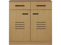 Kommode "Tobykids" mit 2 Schubladen, B101xT36xH104,5 cm, Kiefer geb./geölt – Produktbild 1 von 1