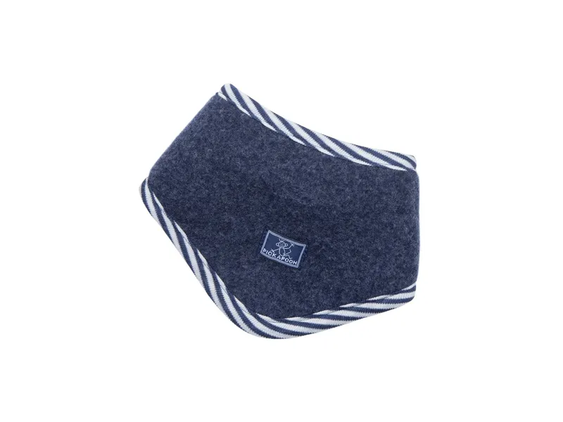 Pickapooh Pickapooh Baby und Kinder Dreieckstuch Bio-Merinowolle, Blau, – Produktbild 1 von 1