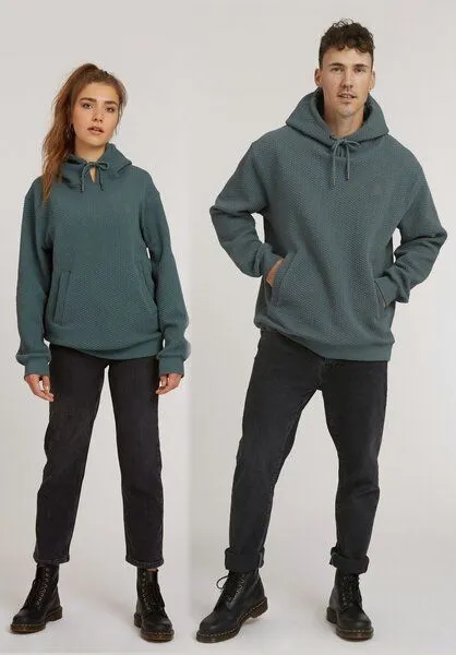 THOKKTHOKK ThokkThokk Unisex Hoodie TT1044 Structured unifarben aus Bio-Baumwolle, Fir tree (grün), – Produktbild 1 von 4
