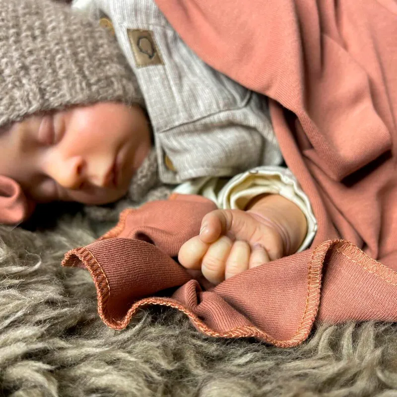 Hoppediz Hoppediz Babydecke - Pucktuch, Gruen, – Produktbild 2 von 3