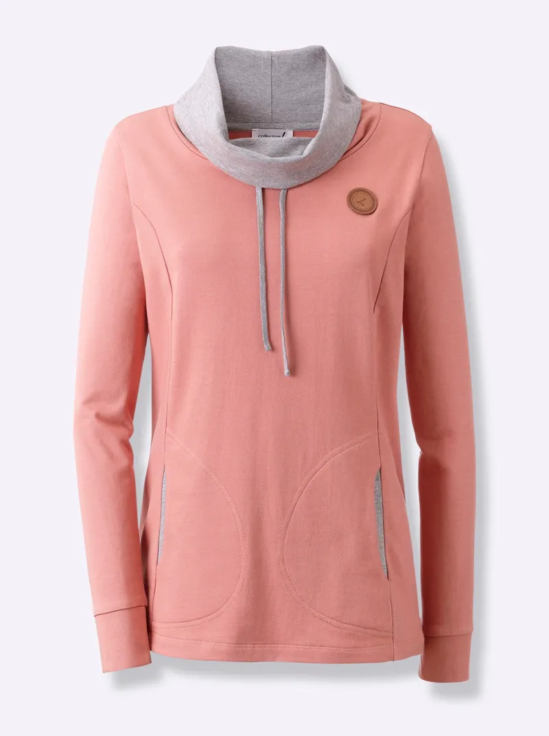 Witt Witt Sweatshirt rosenholz-grau, Rosenholz-grau, – Produktbild 1 von 1