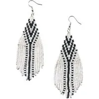 Swahili Coast Swahili Coast Quasten Ohrringe - POINT BEADED, Schwarz, – Produktbild 1 von 1