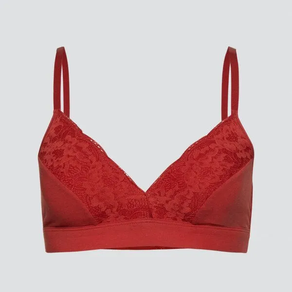 comazo|earth comazo|earth Fairtrade Soft BH | GOTS zertifiziert, Cranberry, – Produktbild 4 von 4