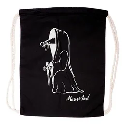 HANDGEDRUCKT HANDGEDRUCKT Festival-Beutel "Mausetod" – Produktbild 1 von 1