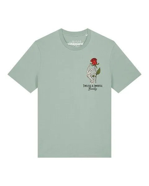watapparel watapparel T-Shirt Unisex Timeless Immortal Beauty, Aloe, – Produktbild 1 von 2