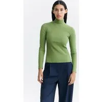 thinking mu Thinking MU Damen vegan Top Rib Aine Green – Produktbild 1 von 1