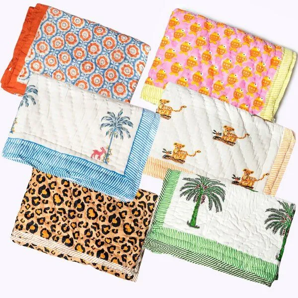 KIKOONI KIKOONI Kleine Tagesdecken und Kinder - Kuscheldecken " COZY K", My blossom, – Produktbild 1 von 4