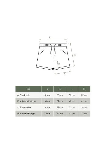 FUXBAU FUXBAU Frauen Waffelstrick Shorts, Salbei, – Produktbild 1 von 4