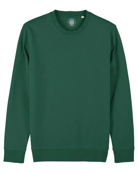 University of Soul University of Soul Unisex Sweatshirt aus Bio-Baumwolle "Rodriguez", Flaschengrün, – Produktbild 1 von 2