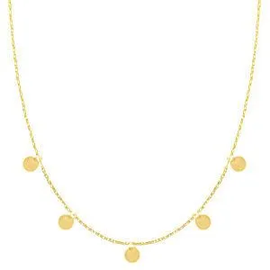ELEKTROPULLI ELEKTROPULLI Feine Münzen Kette, Gold, – Produktbild 2 von 3
