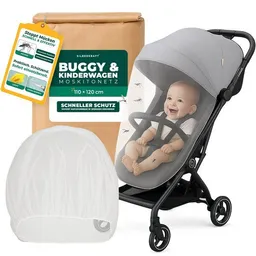 Silberkraft Silberkraft Moskitonetz Kinderwagen & Buggy - universeller Insektenschutz für Babys unterwegs - Feinmaschiges Netz, leicht & reisetauglich – Produktbild 1 von 1