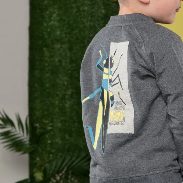 Marraine Kids Marraine Kids Sweatjacke aus Bio Baumwolle Ant – Produktbild 1 von 4