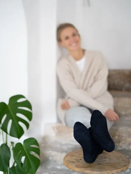 FUXBAU FUXBAU Wollsocken, Schwarz, – Produktbild 2 von 4