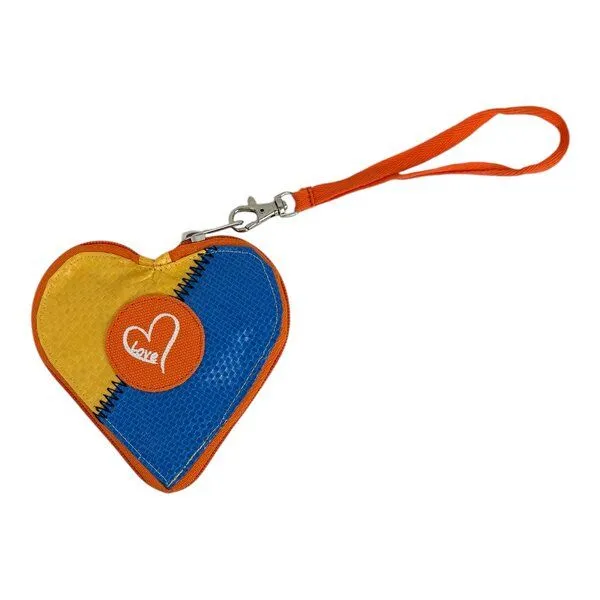 Beadbags Beadbags Kleine Herzen, Blau/gelb, – Produktbild 1 von 4