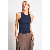 JAN N JUNE JAN 'N JUNE Damen vegan Tank Top Porto Nightfall Blau, Extra dunkelblau, – Produktbild 1 von 1