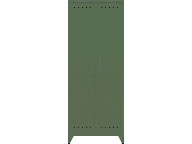 Bisley Bisley Kleiderschrank "Fern" 1 Fachboden, Kleiderstange, Olivgrün, – Produktbild 1 von 1