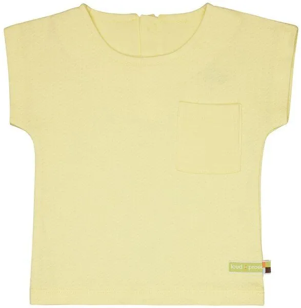 loud + proud loud + proud Babys & Kinder Blusenshirt aus Musseline Jersey, GOTS-zertifiziert, Blonde(gelb), – Produktbild 2 von 2