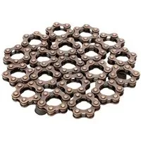 El Puente El Puente Topfuntersetzer "Fahrradkette" | Fair Trade & Handmade aus Indien, Braun, – Produktbild 1 von 1