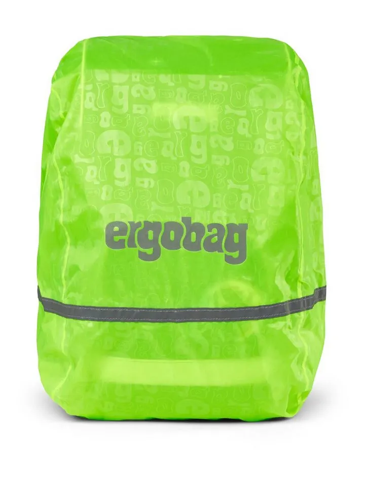 Ergobag Ergobag Rucksack-Regenschutz Regenschutz für Schulranzen (1-St), reflektierend, Grün, – Produktbild 1 von 3