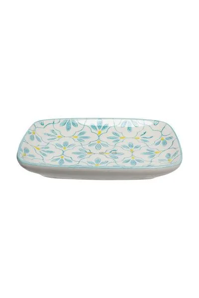 Tranquillo Tranquillo Seifenschale Floral, Blau, – Produktbild 4 von 6