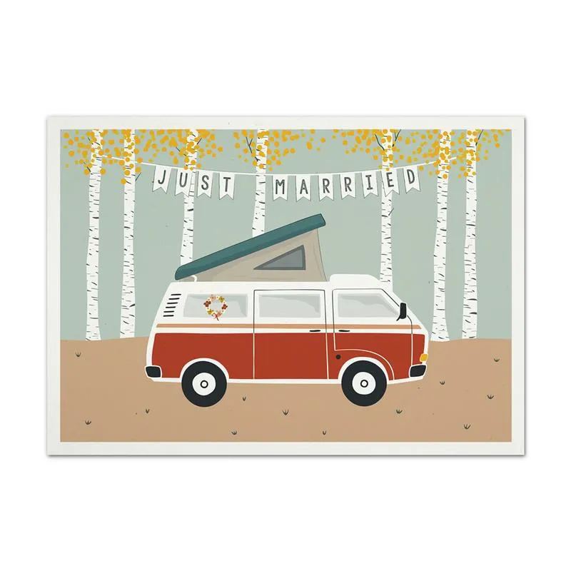 Tell Me Tell Me Postkarte Just Married – Produktbild 1 von 1