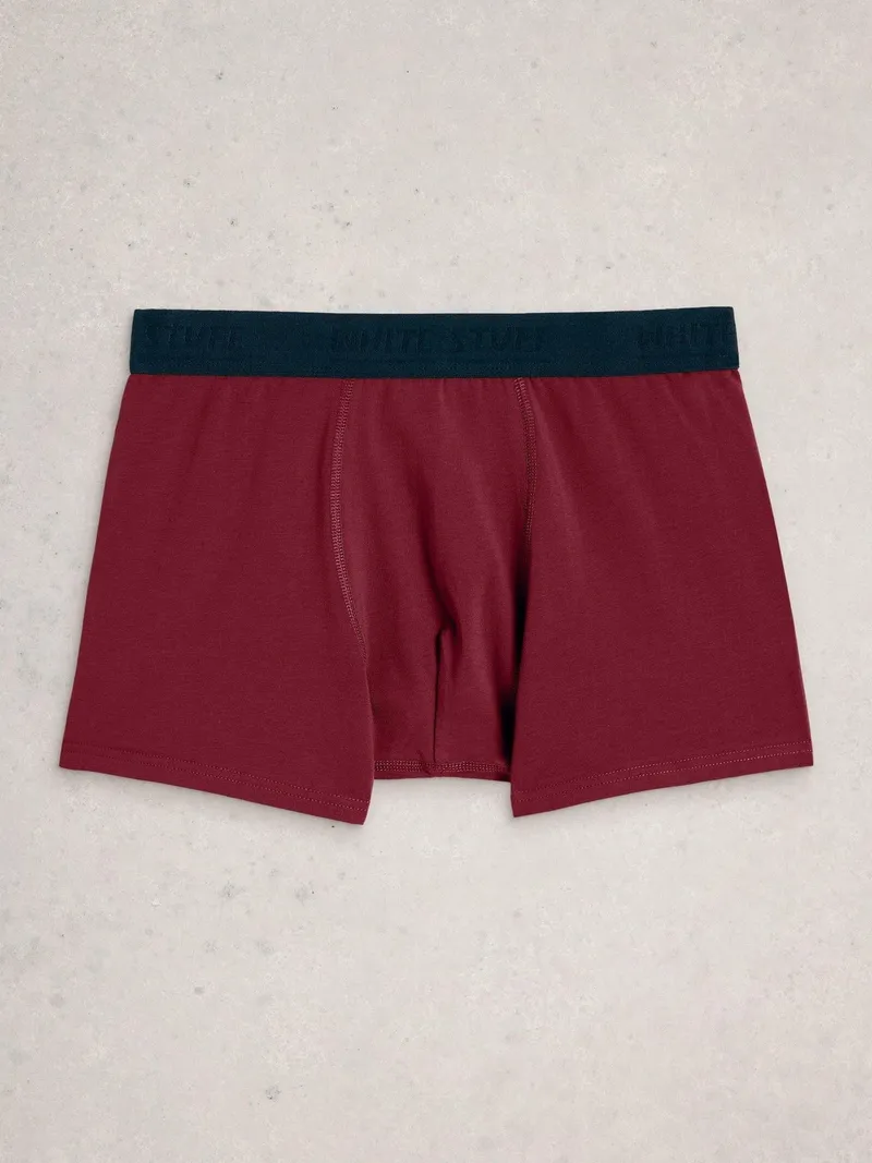 White Stuff 2-er Pack Boxershorts Hove Stripe & Uni - L, Schwarz print, – Produktbild 3 von 4