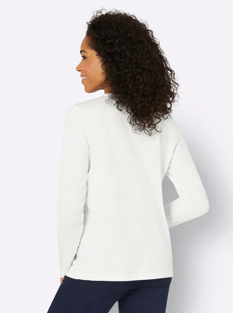 Witt Langarmshirt ecru, Ecru, – Produktbild 1 von 2