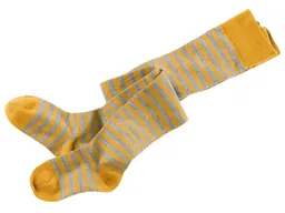 grödo Kinder Strumpfhose messing-geringelt Gr. 1-2 – Produktbild 1 von 1